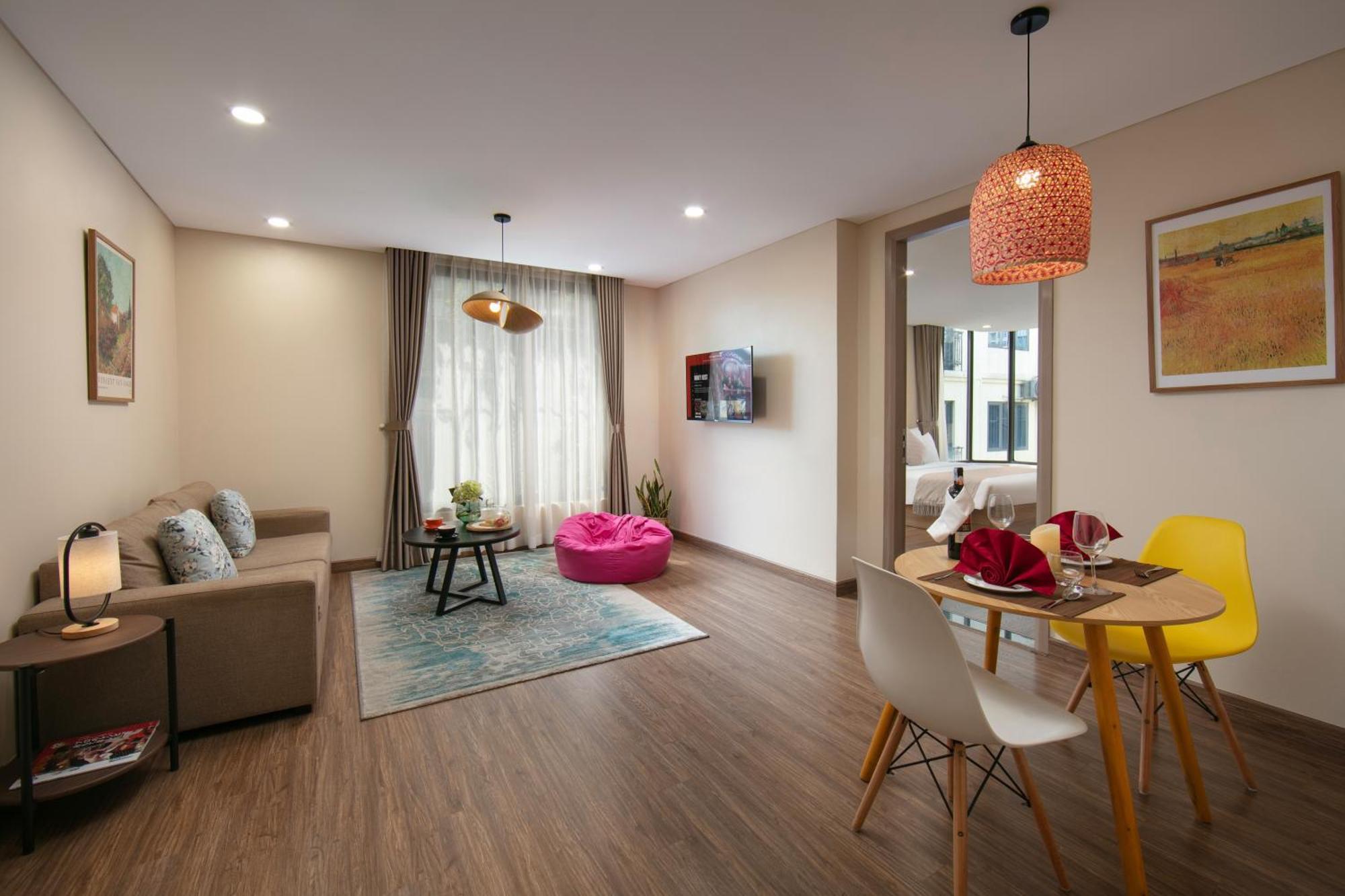 Hb Serviced Apartment - Lac Long Quan Ханой Екстериор снимка