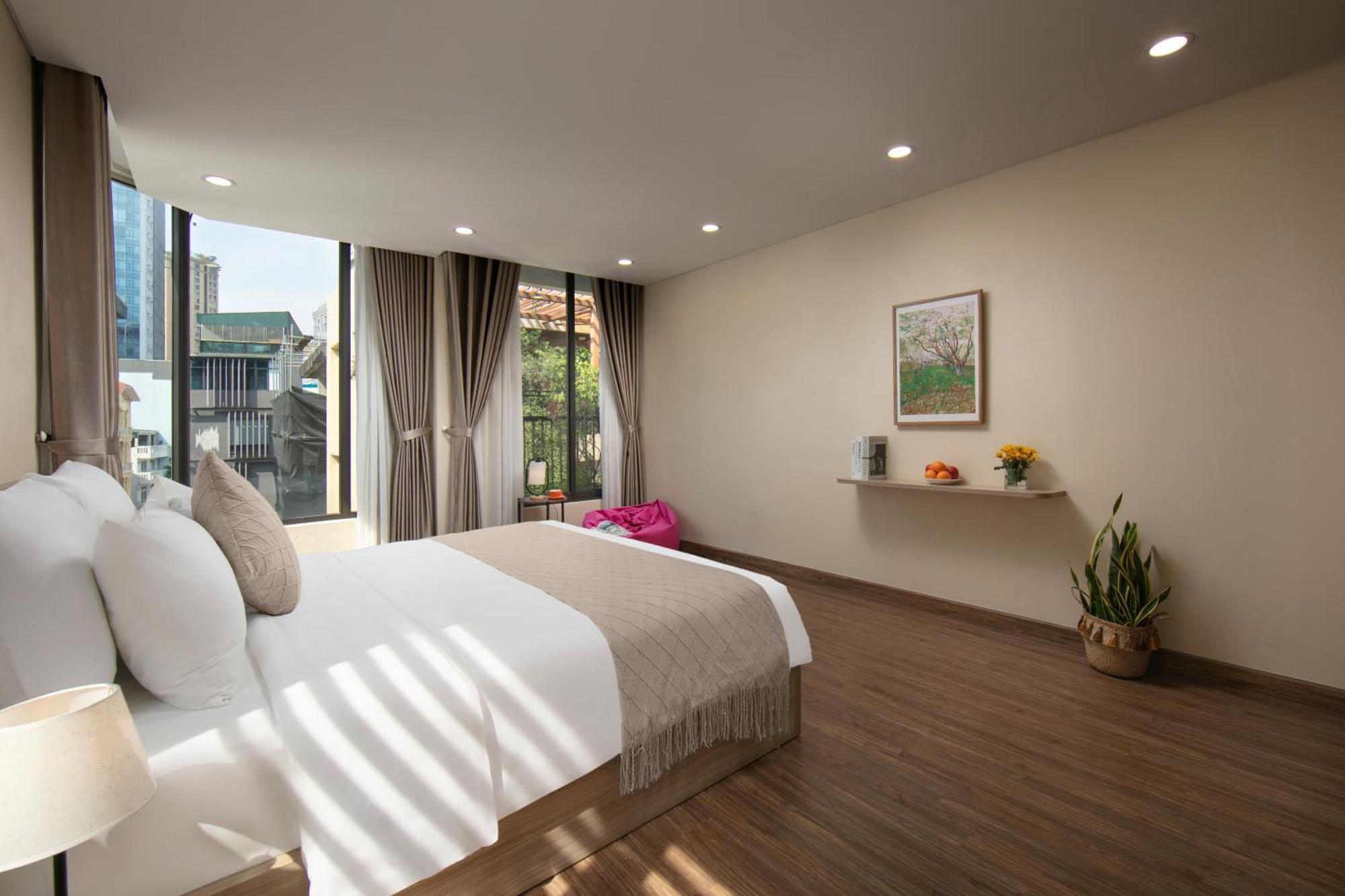 Hb Serviced Apartment - Lac Long Quan Ханой Екстериор снимка
