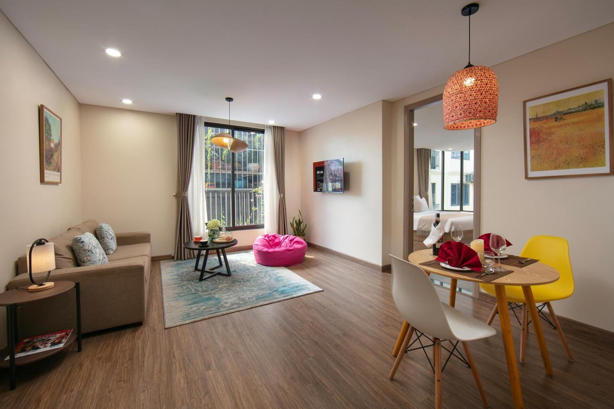 Hb Serviced Apartment - Lac Long Quan Ханой Екстериор снимка